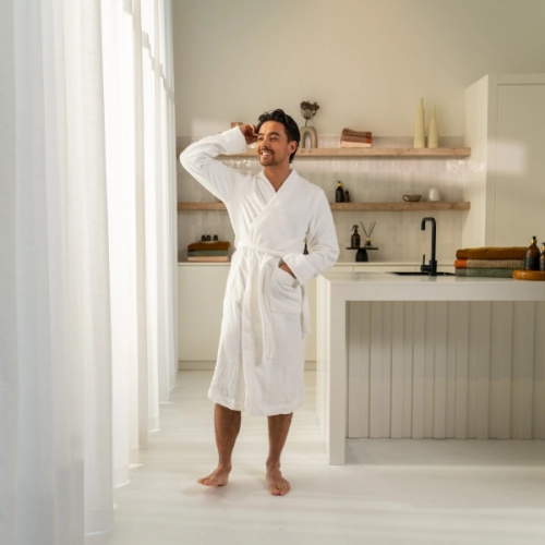 Badstof Badjas - Wit